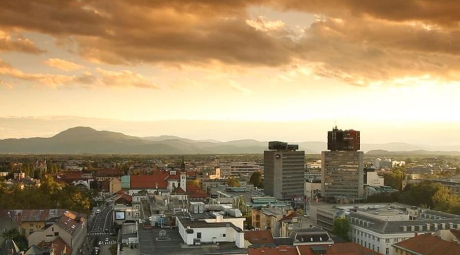 Blick auf Ljubljana