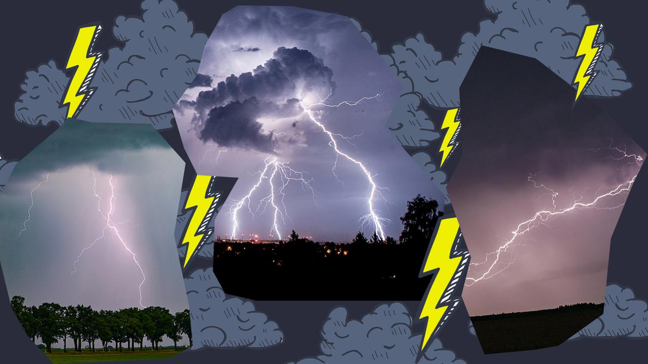 Gewitter über Deutschland