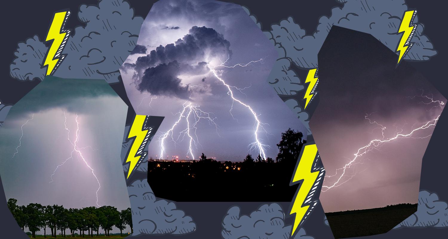 Gewitter über Deutschland
