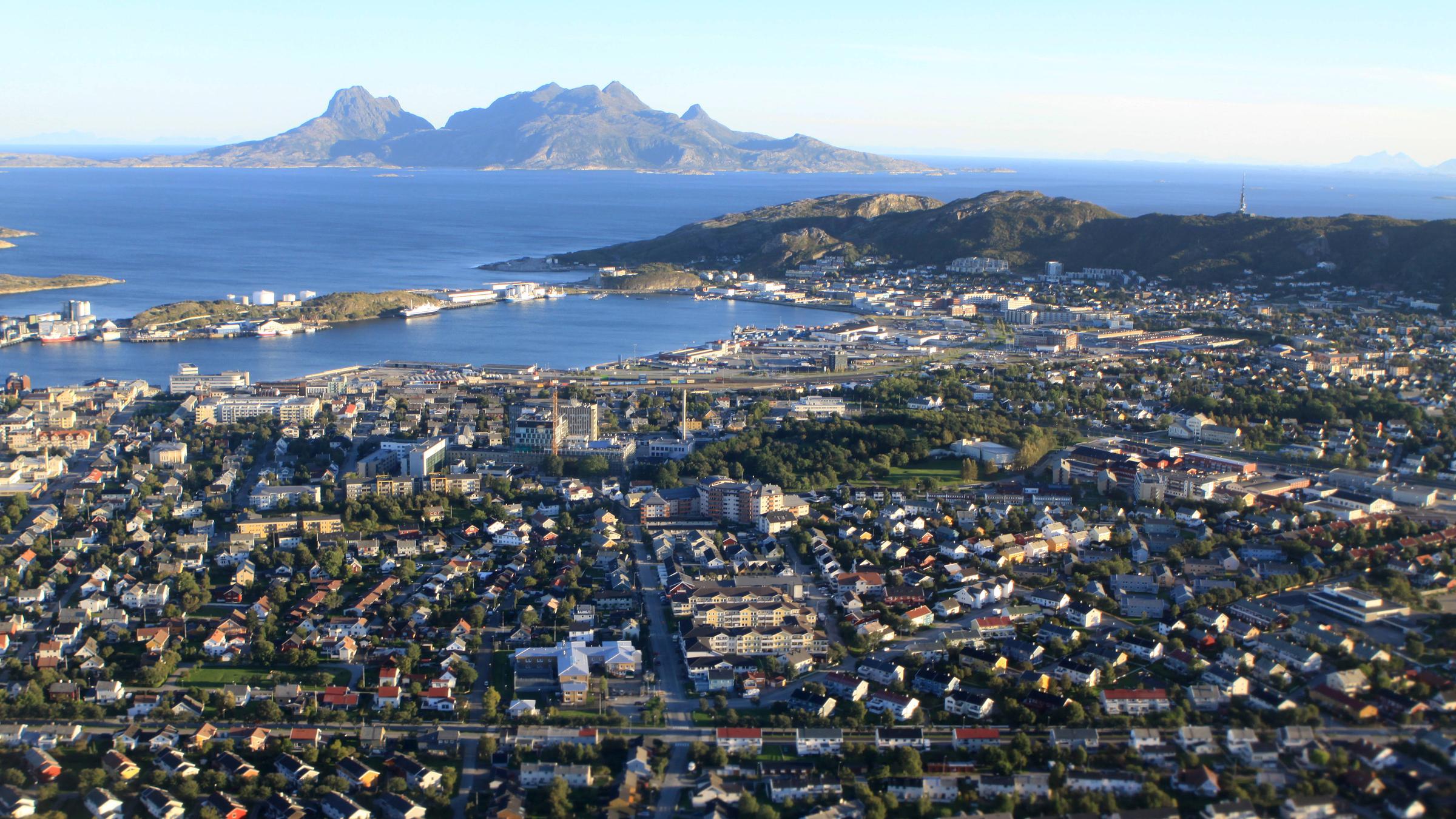 Bodø von oben