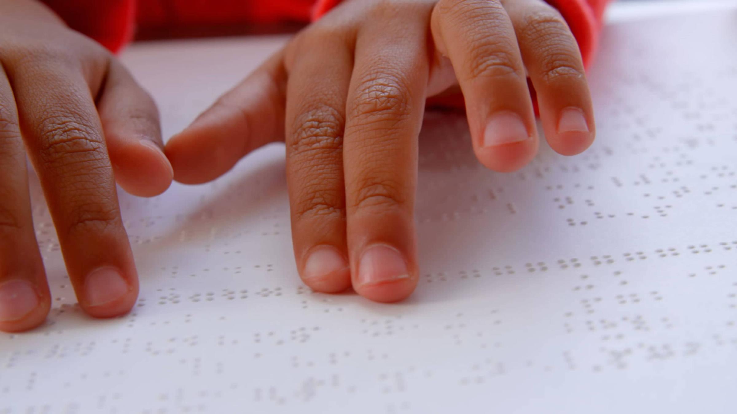 Brailleschrift Kind