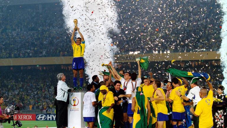 Brasilien feiert den Weltmeister-Titel 2002