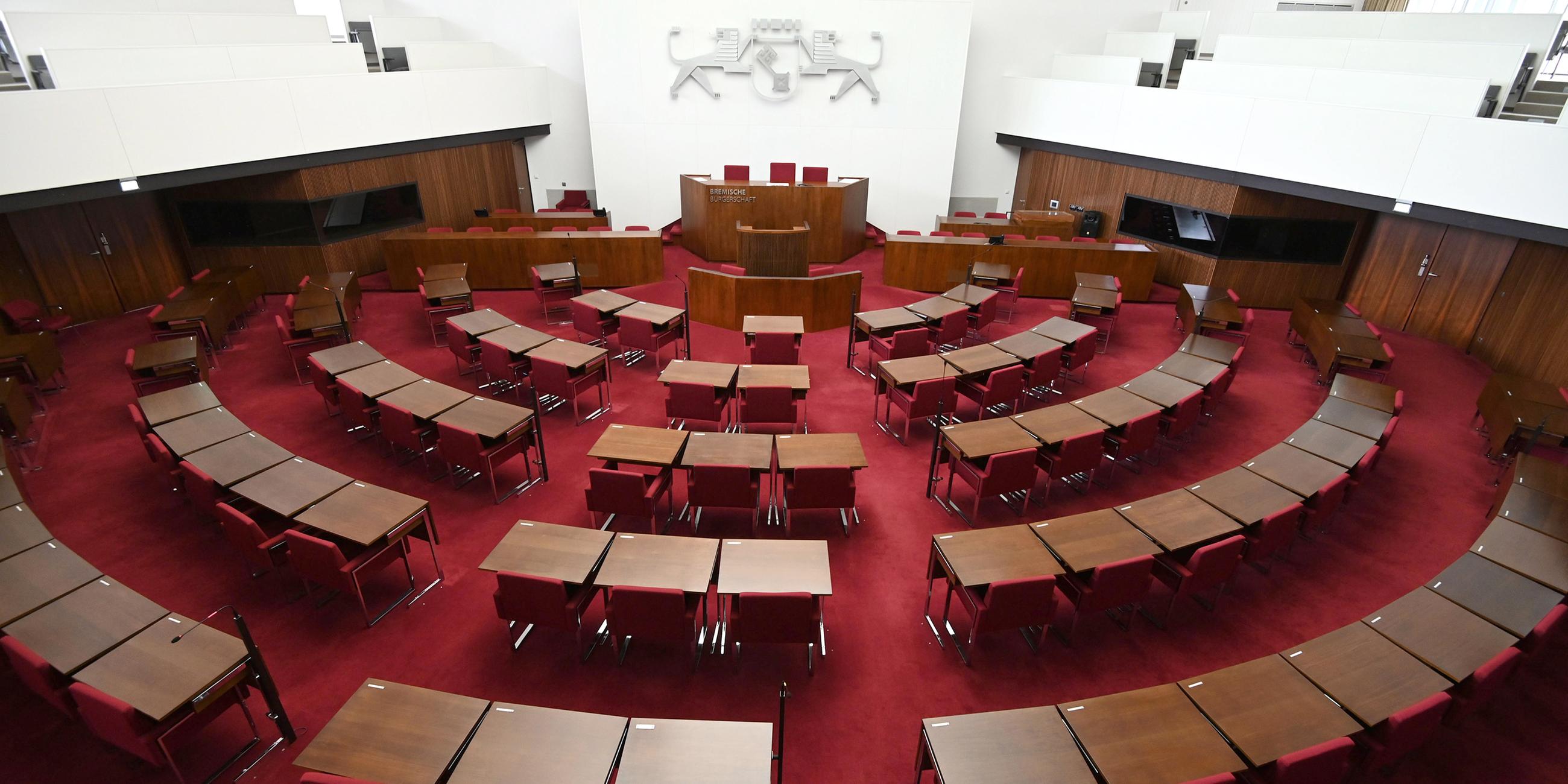 Plenarsaal der Bremer Bürgerschaft