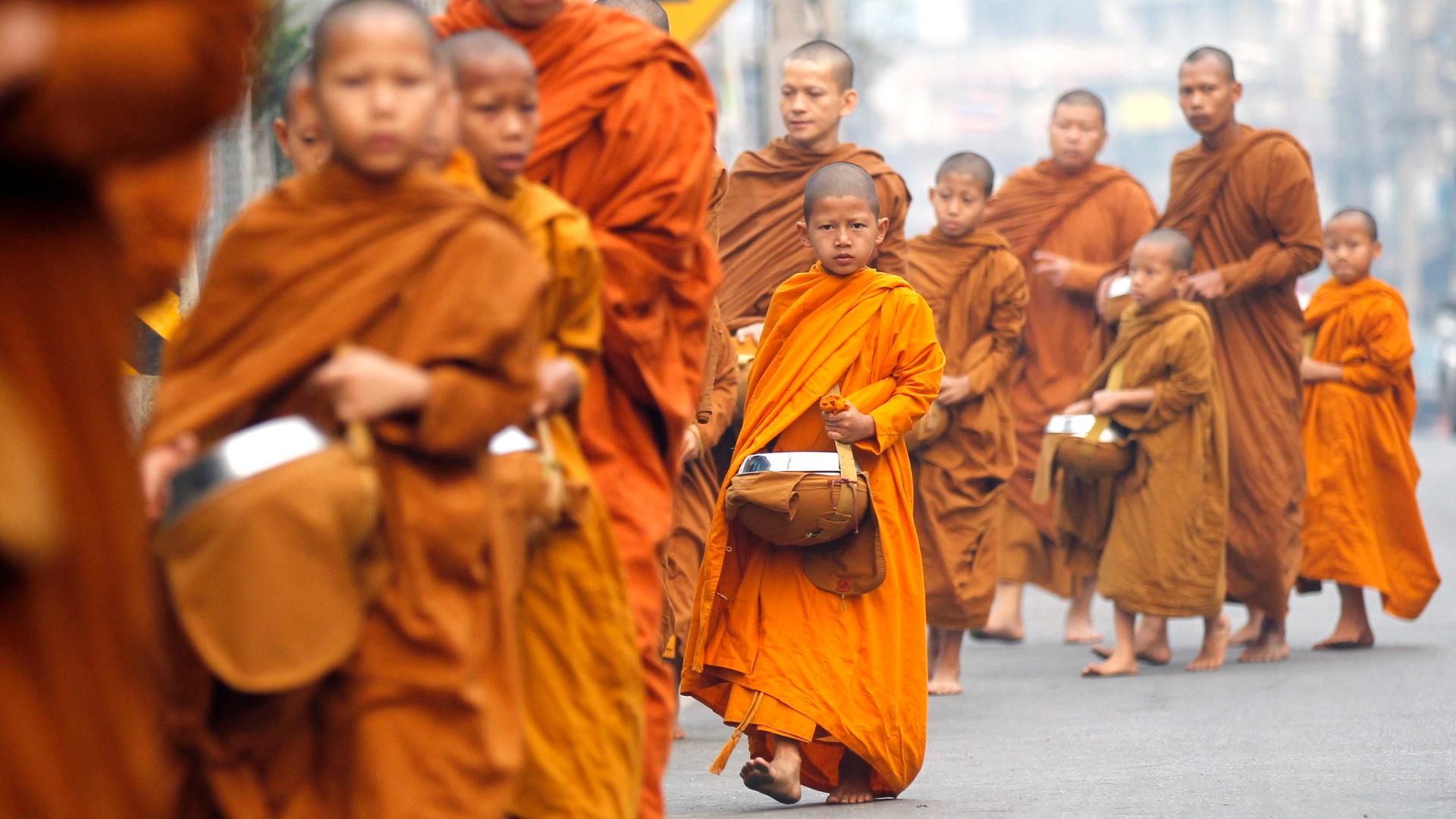 Buddhistische Mönche