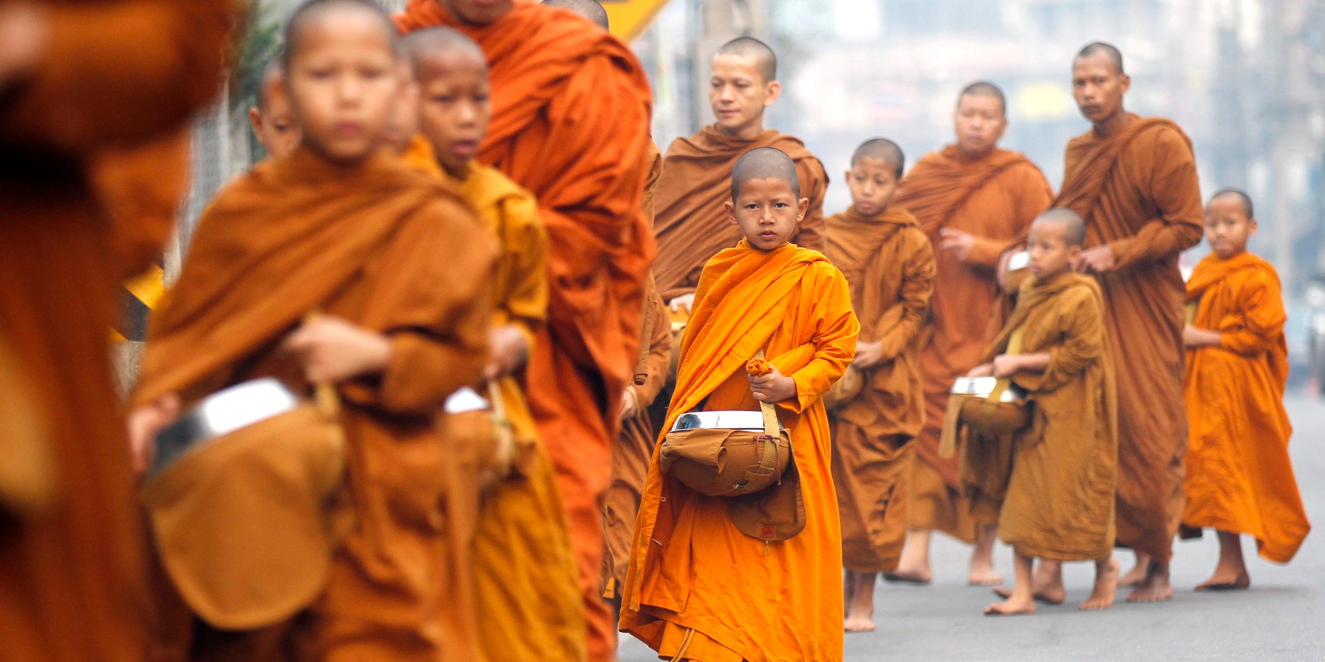 Buddhistische Mönche