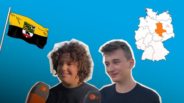 Kinder erzählen über ihr Bundesland Sachsen-Anhalt.