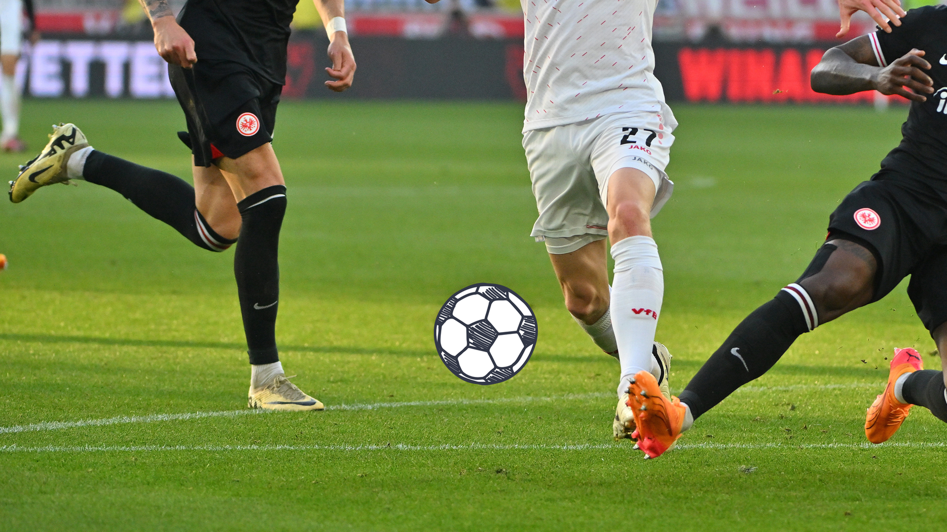 Zweikampf in der Bundesliga