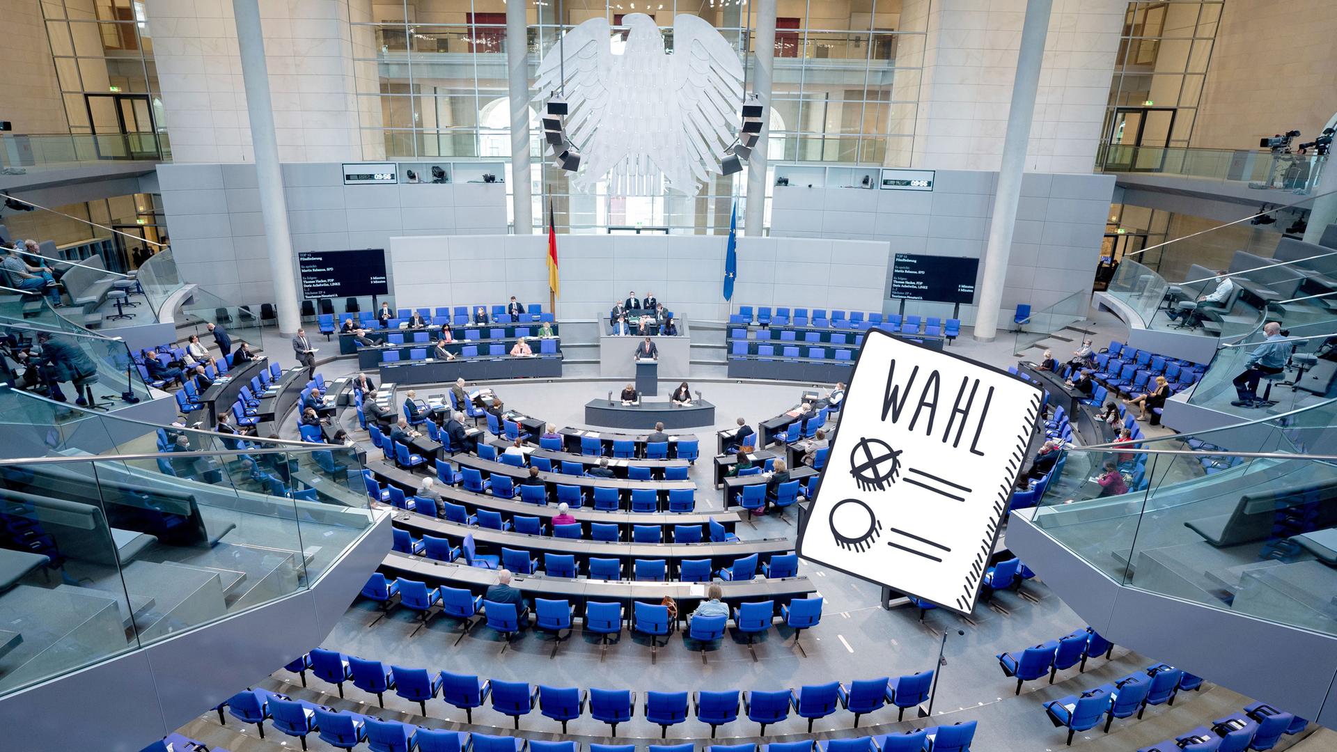 Bundestag Wahlen logo!