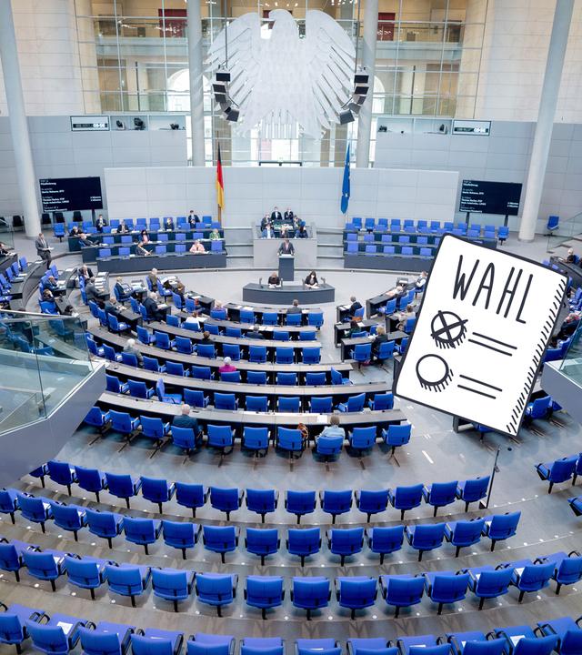 Bundestag Wahlen logo!