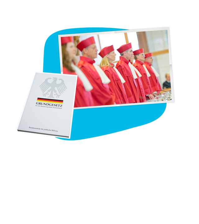 Bundesvergassungsgericht mit Grundgesetz