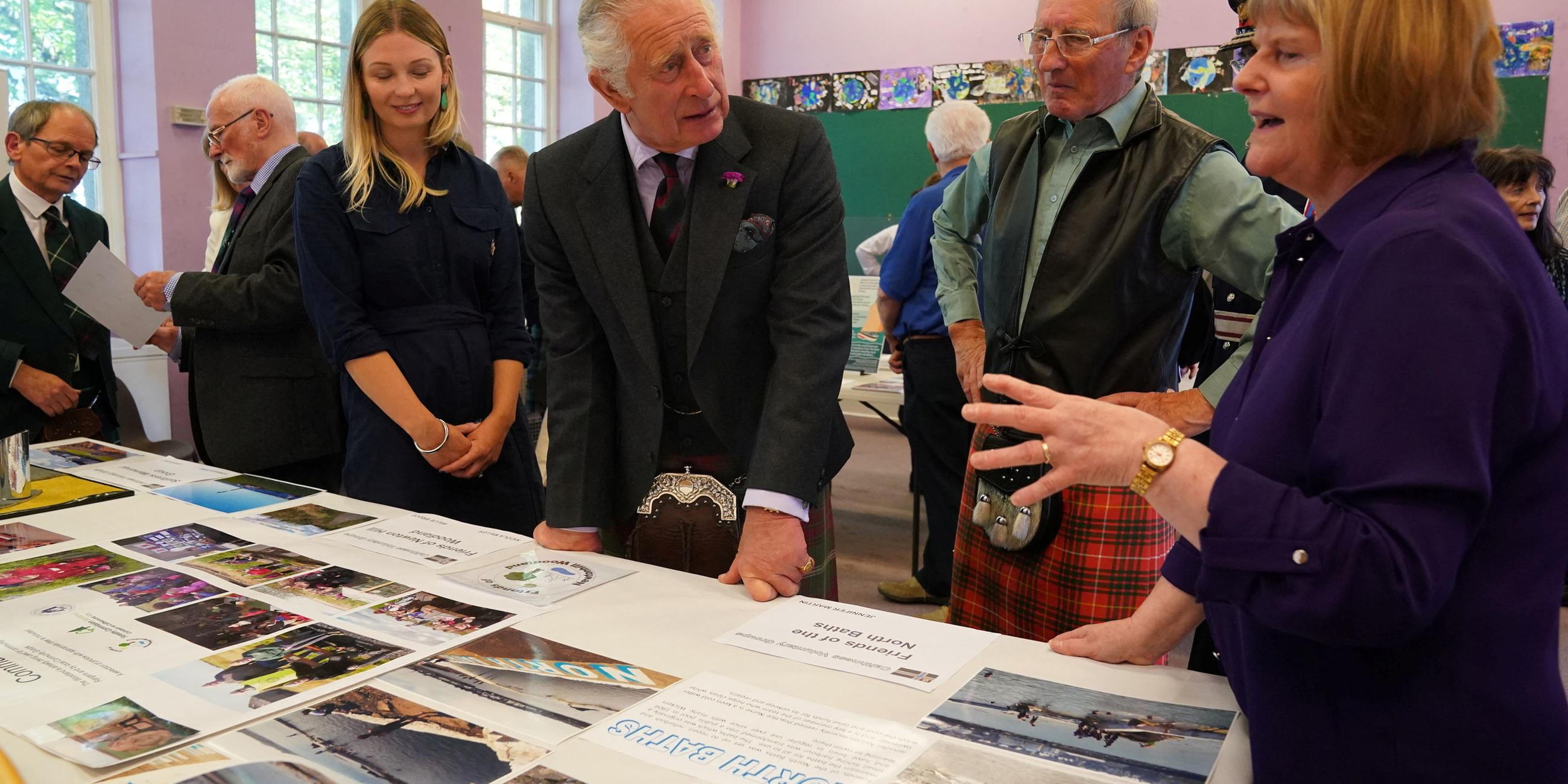 Charles auf Besuch in Schottland