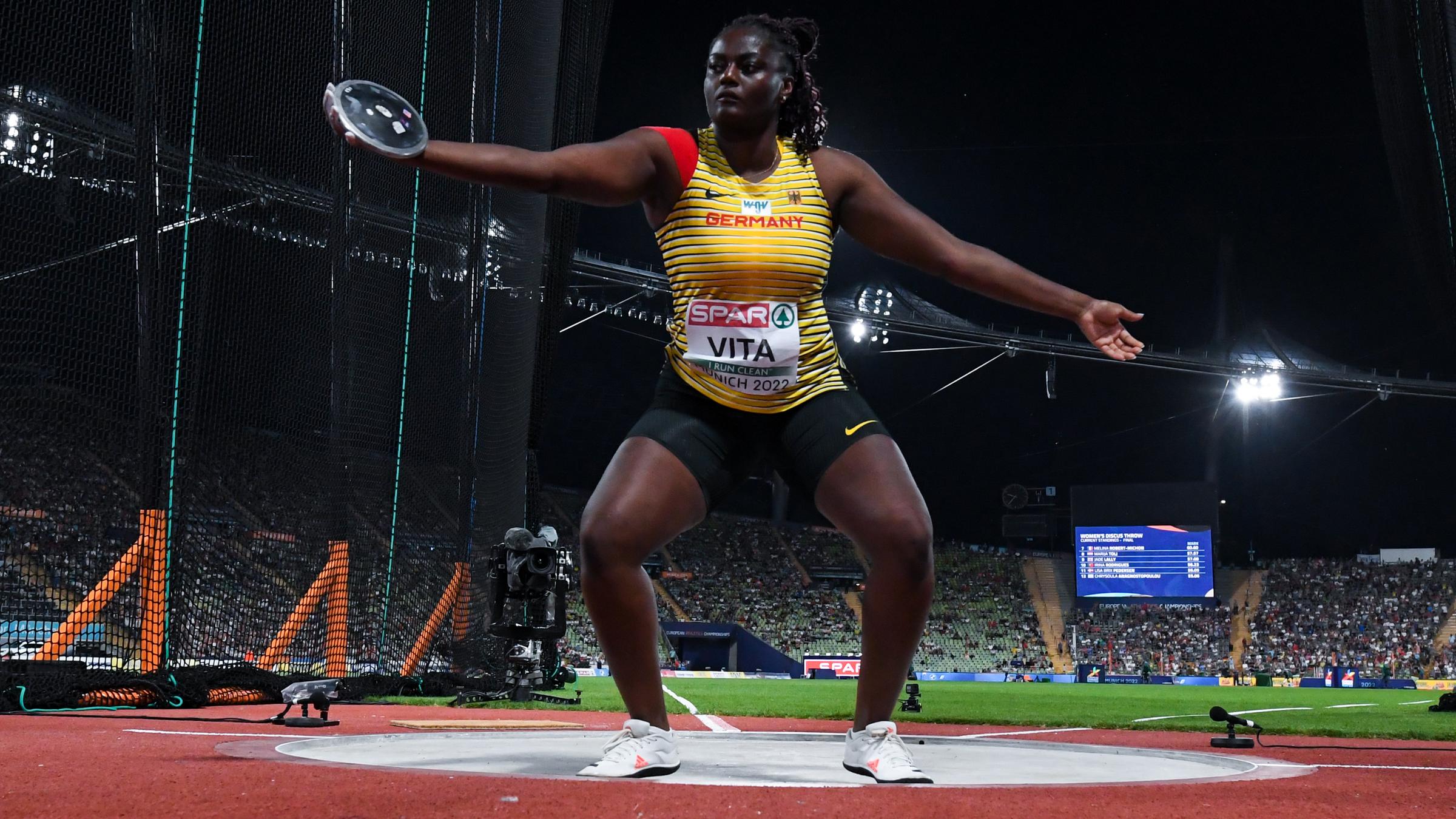 Claudine Vita (Deutschland) in Aktion