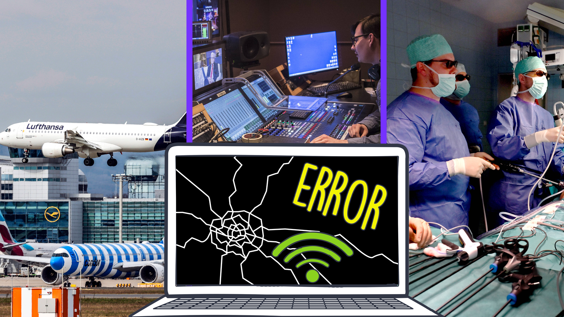 Computerabsturz weltweit