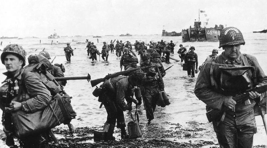 US Kräfte landen am Omaha Beach