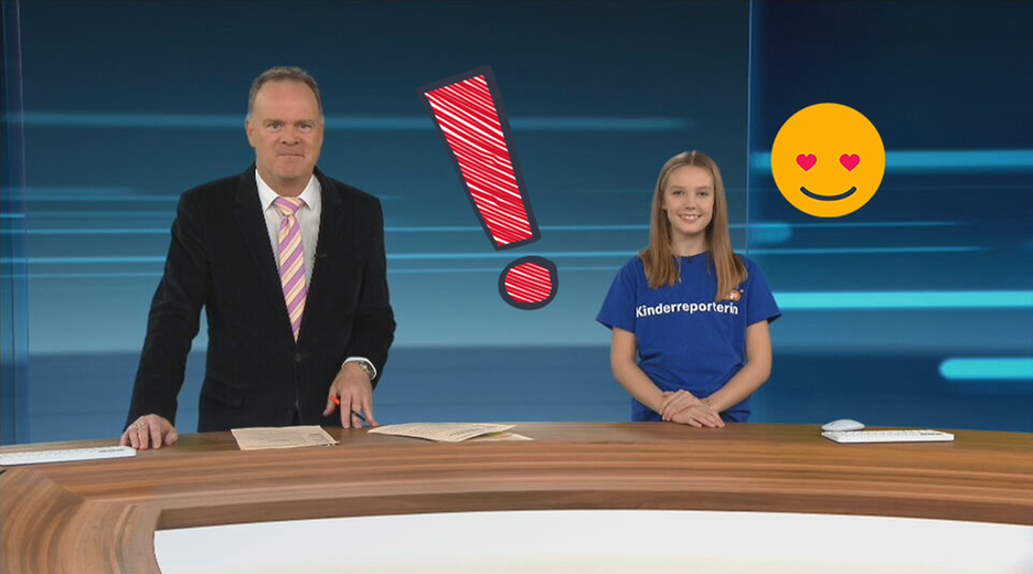 logo!-Kinderreporterin Dahlia im heute journal 