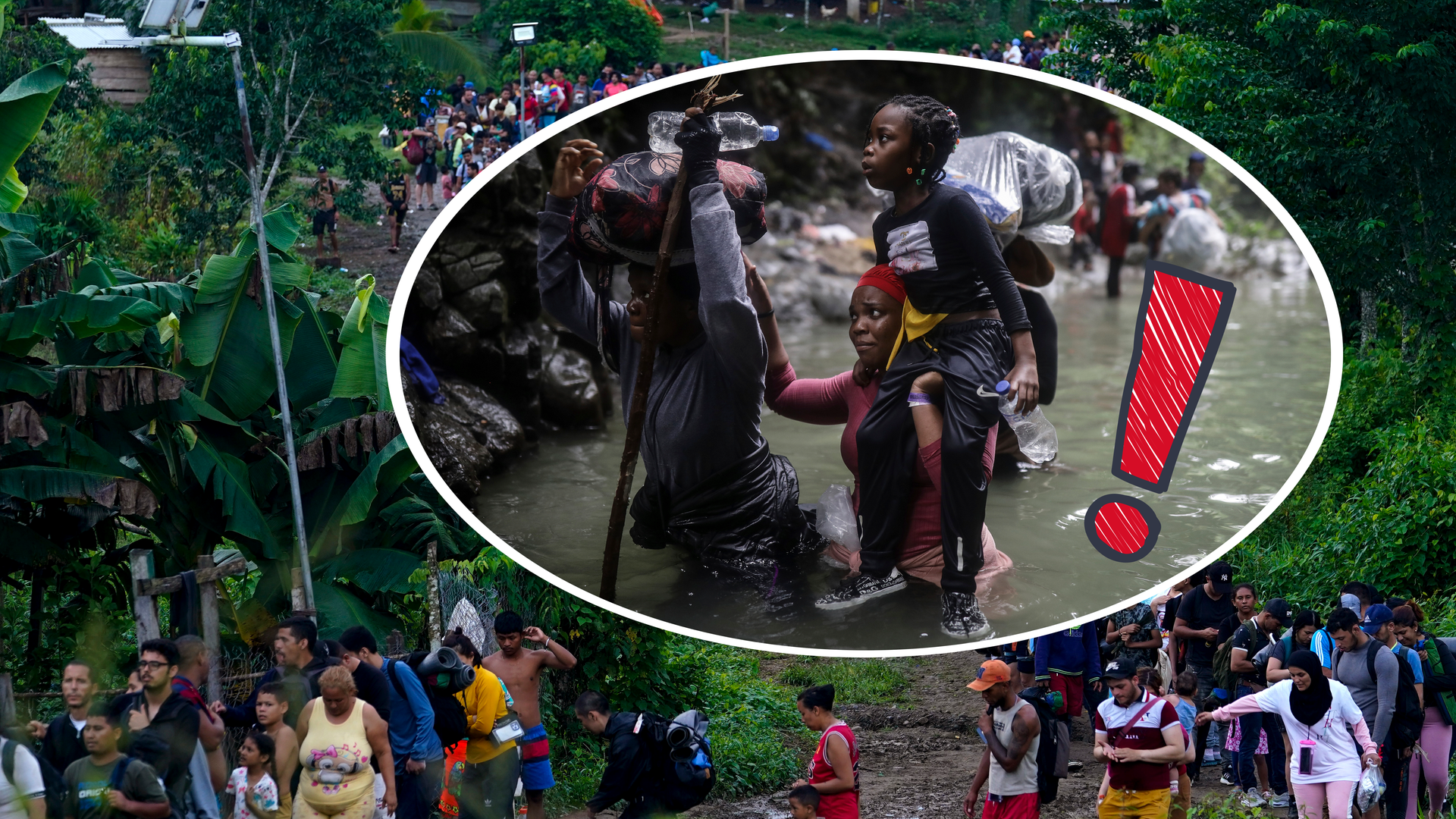 Migration durch den Darien-Dschungel