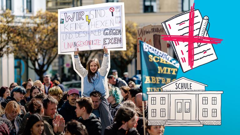 Demo in München gegen unangekündigte Tests