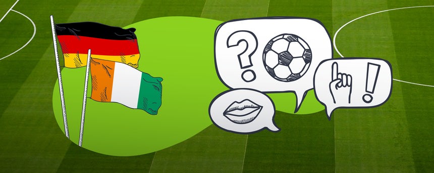 Deutschland gegen Elfenbeinküste: Tauscht euch aus!