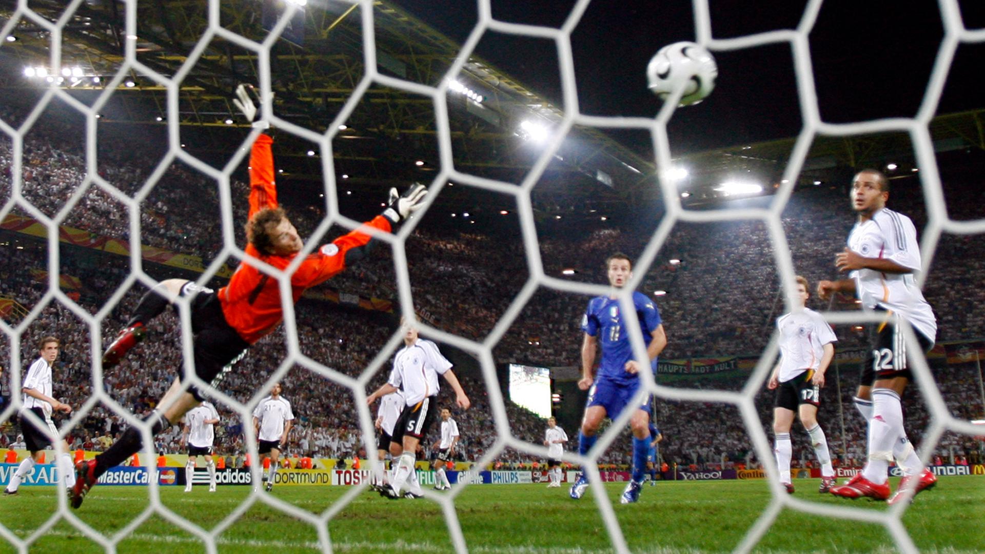 Deutschland gegen Italien im WM Halbfinale 2006