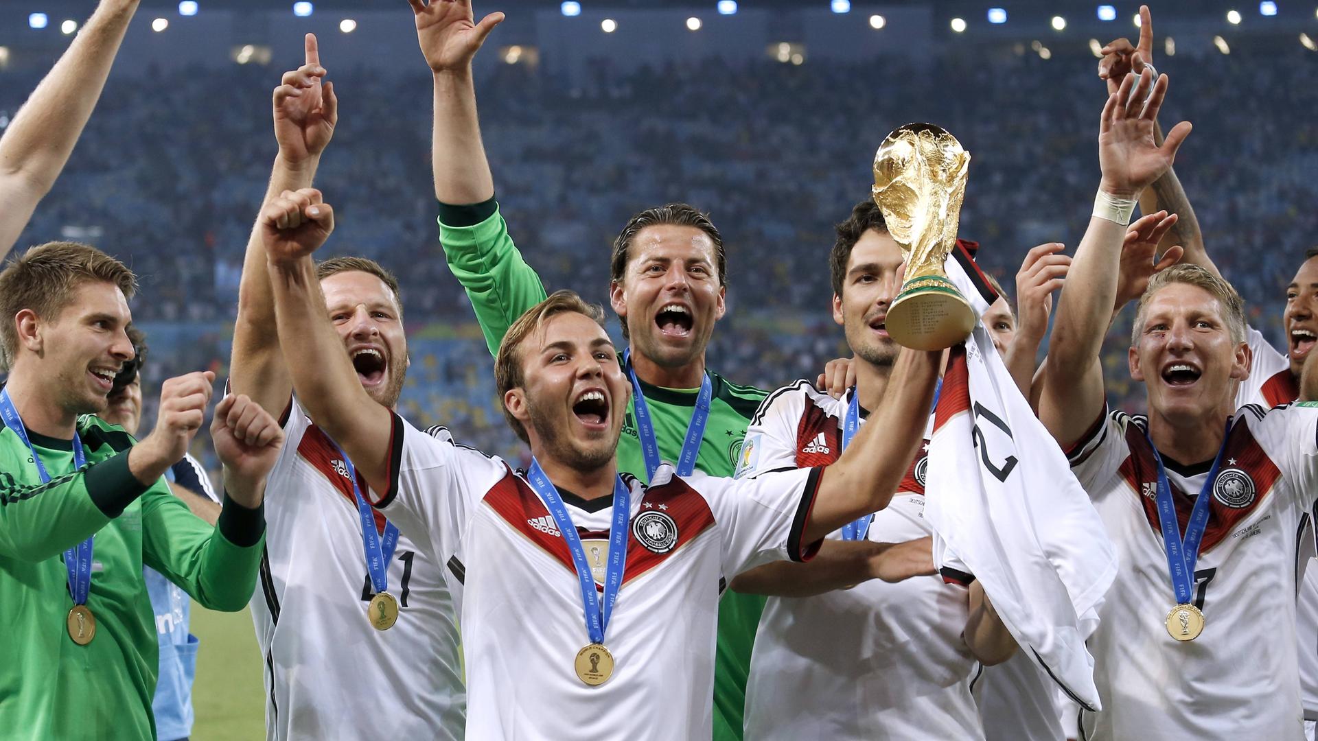 Deutschland feiert den Weltmeister-Titel 2014