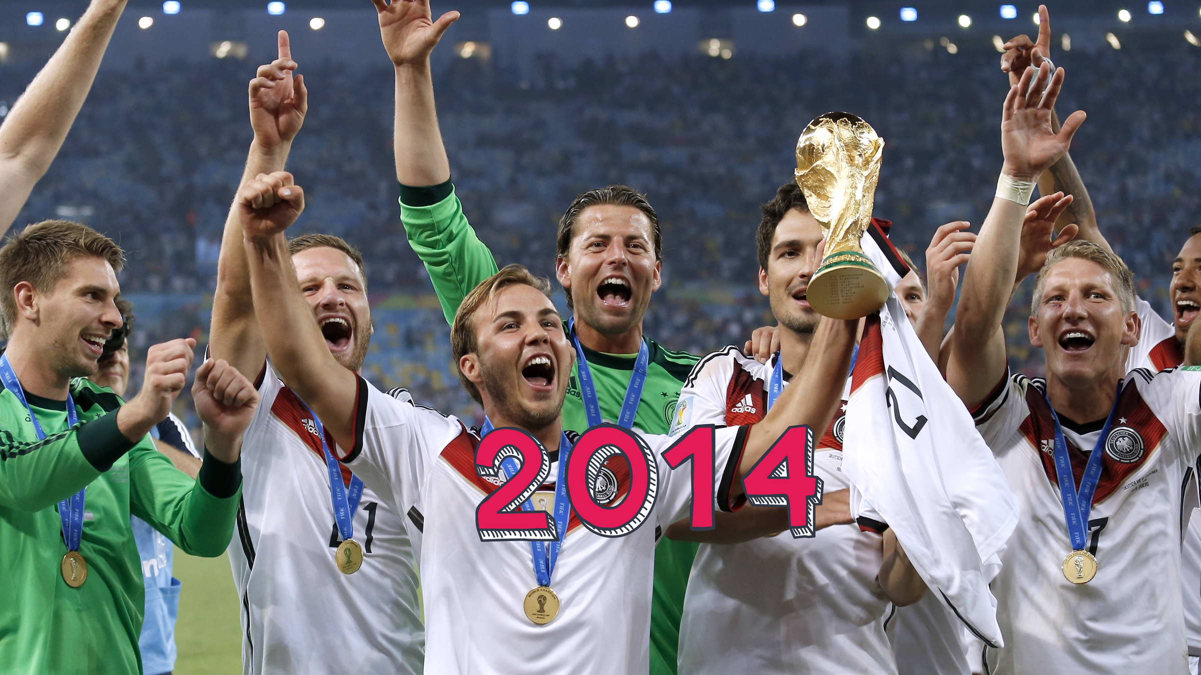 Deutschland feiert den Weltmeister-Titel 2014