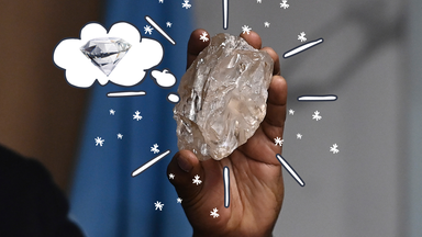 Diamant aus Botsuana