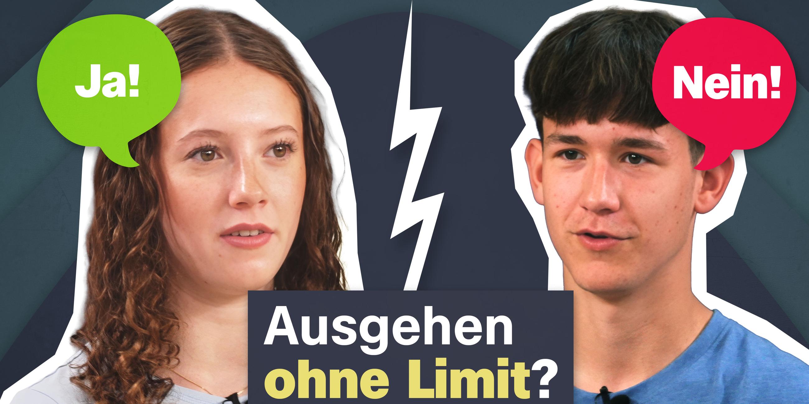 Diskussion über das Ausgehen