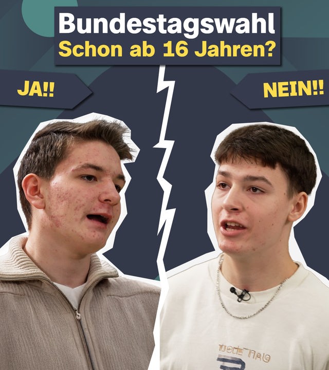 Diskussion über das Wahlalter