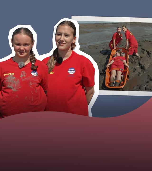 DLRG-Jugend an der Nordsee