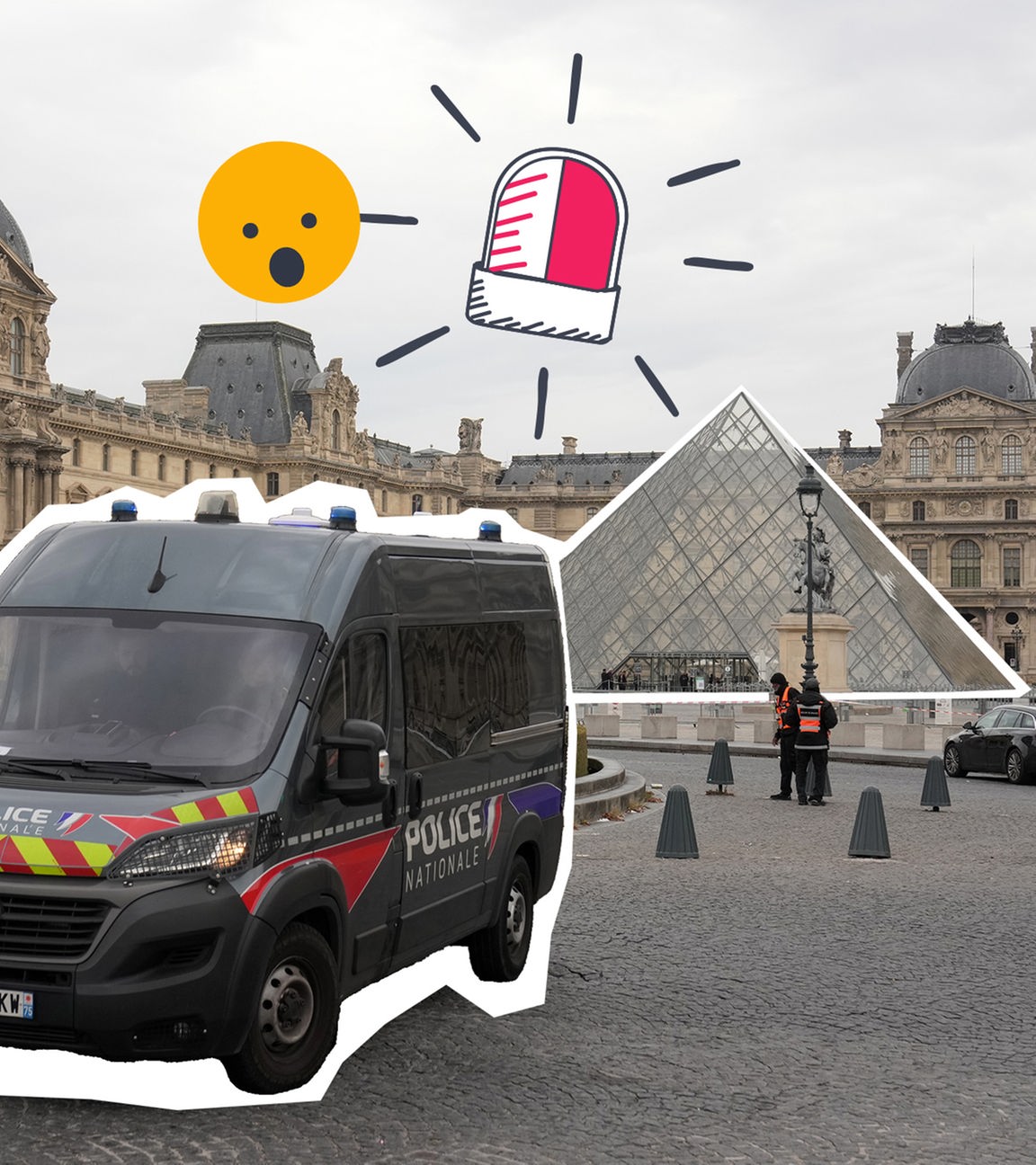 Einbruch Louvre Paris
