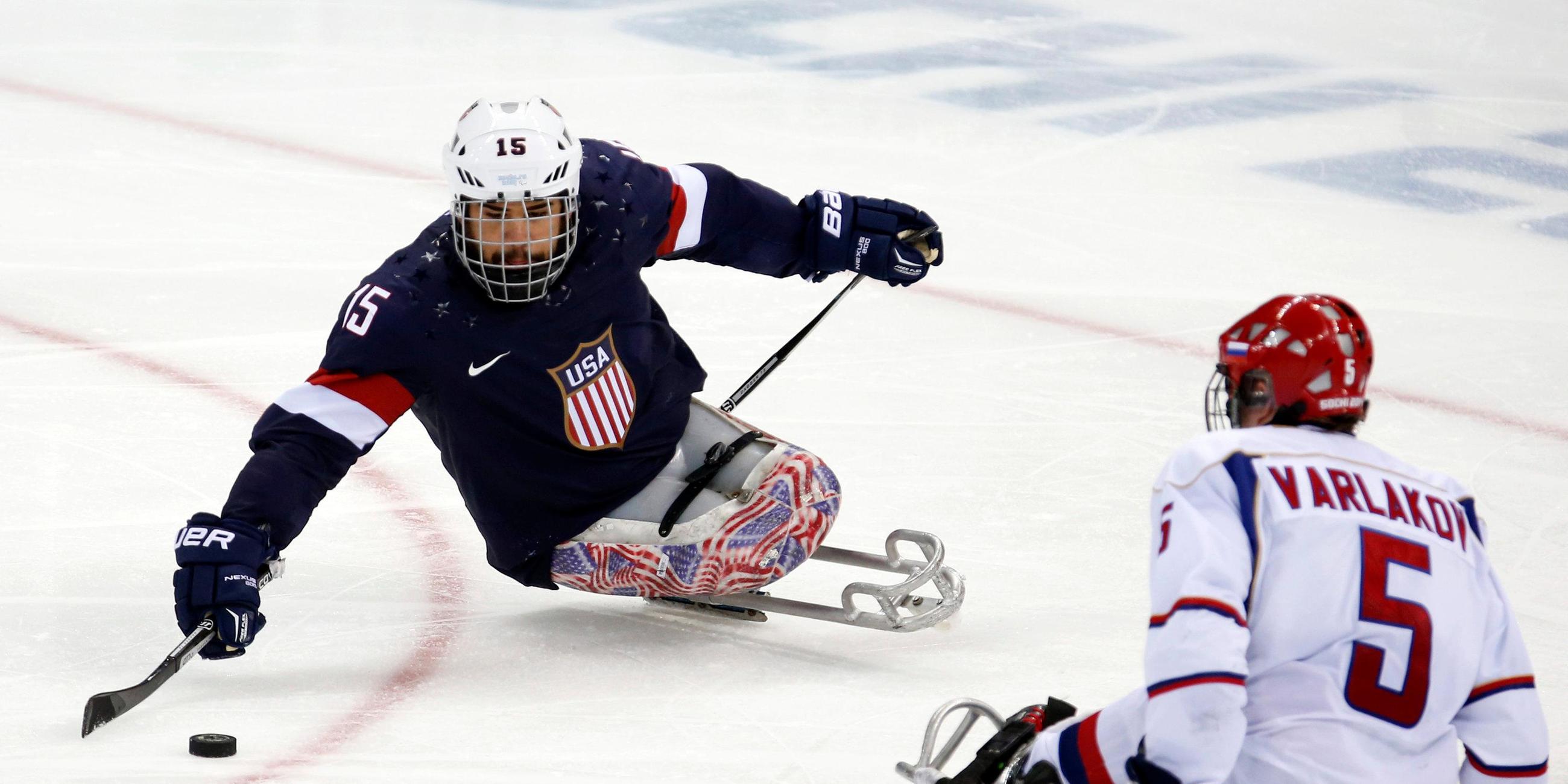 Eishockey Paralympics in Sotschi