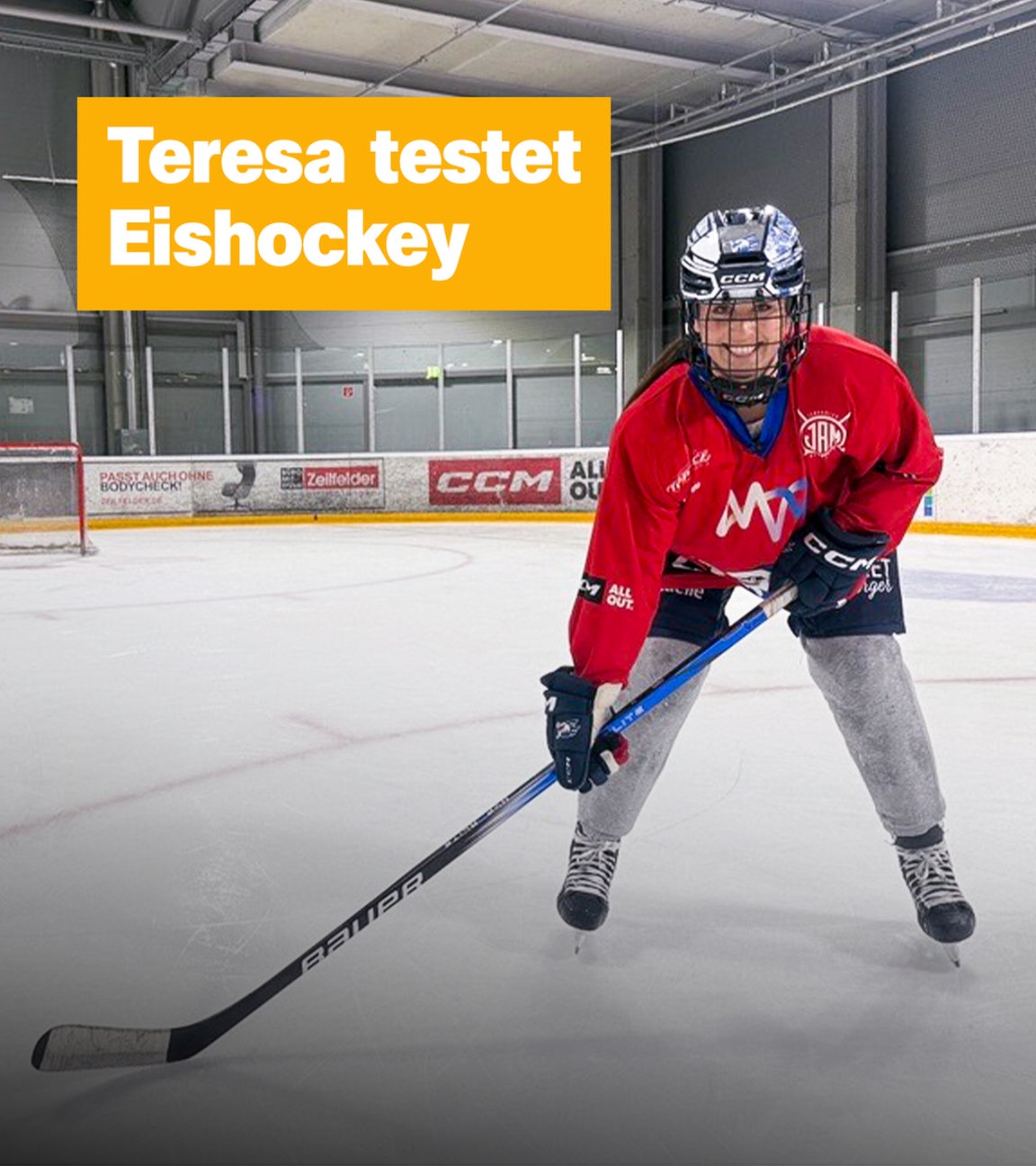 Sendung vom 14. Dezember 2025: Teresa testet Eishockey