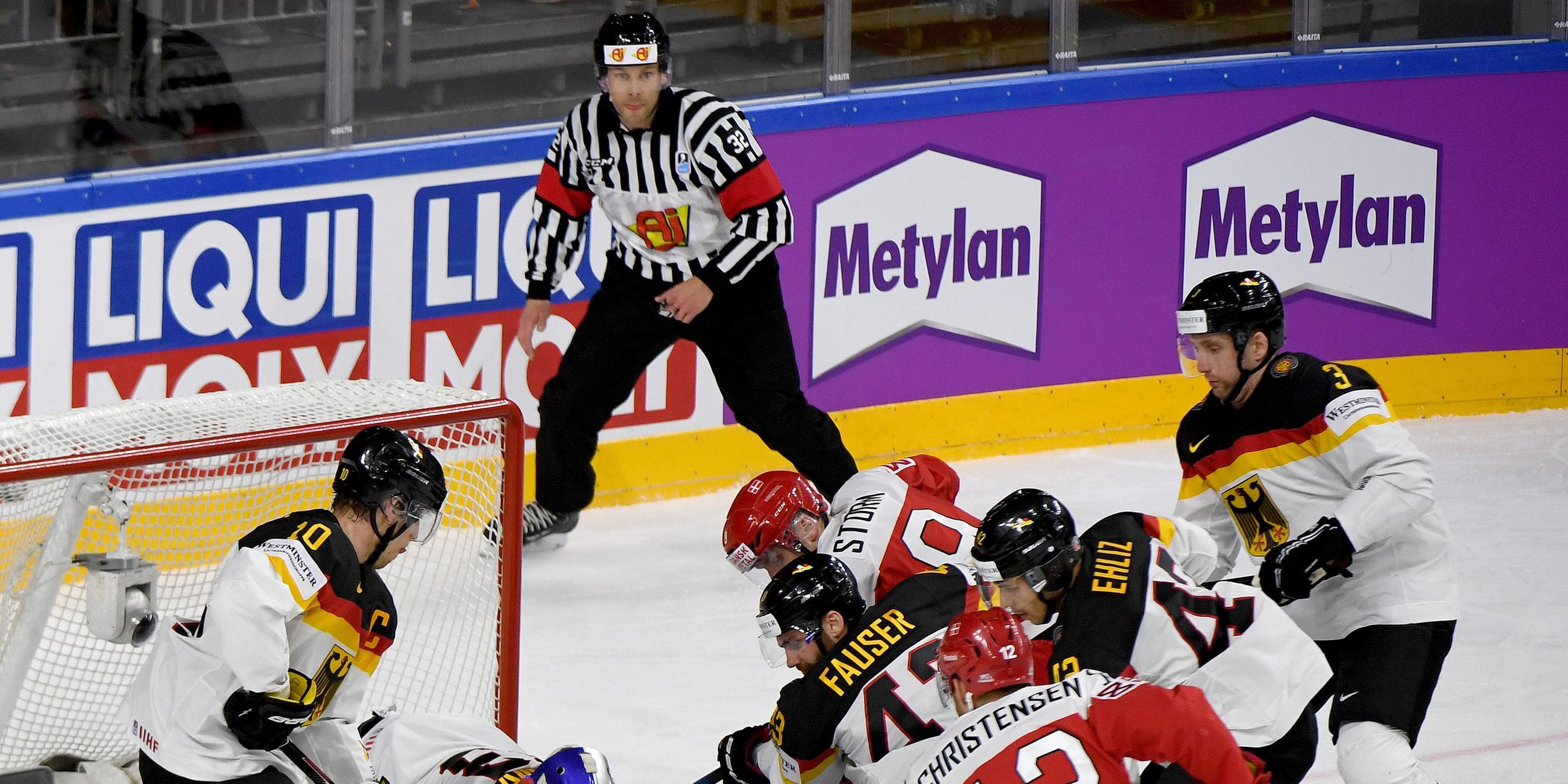Eishockey-WM: Dänemark - Deutschland