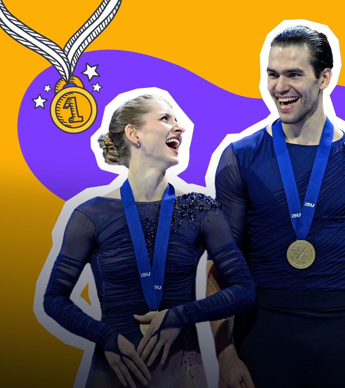 Das deutsche Eiskunstlaufpaar gewinnt bei der Weltmeisterschaft Gold.