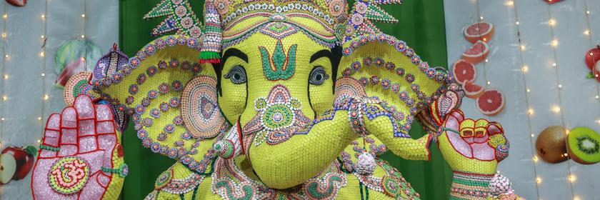 Elefantenkopf Ganesha aus dem Hinduismus in Indien