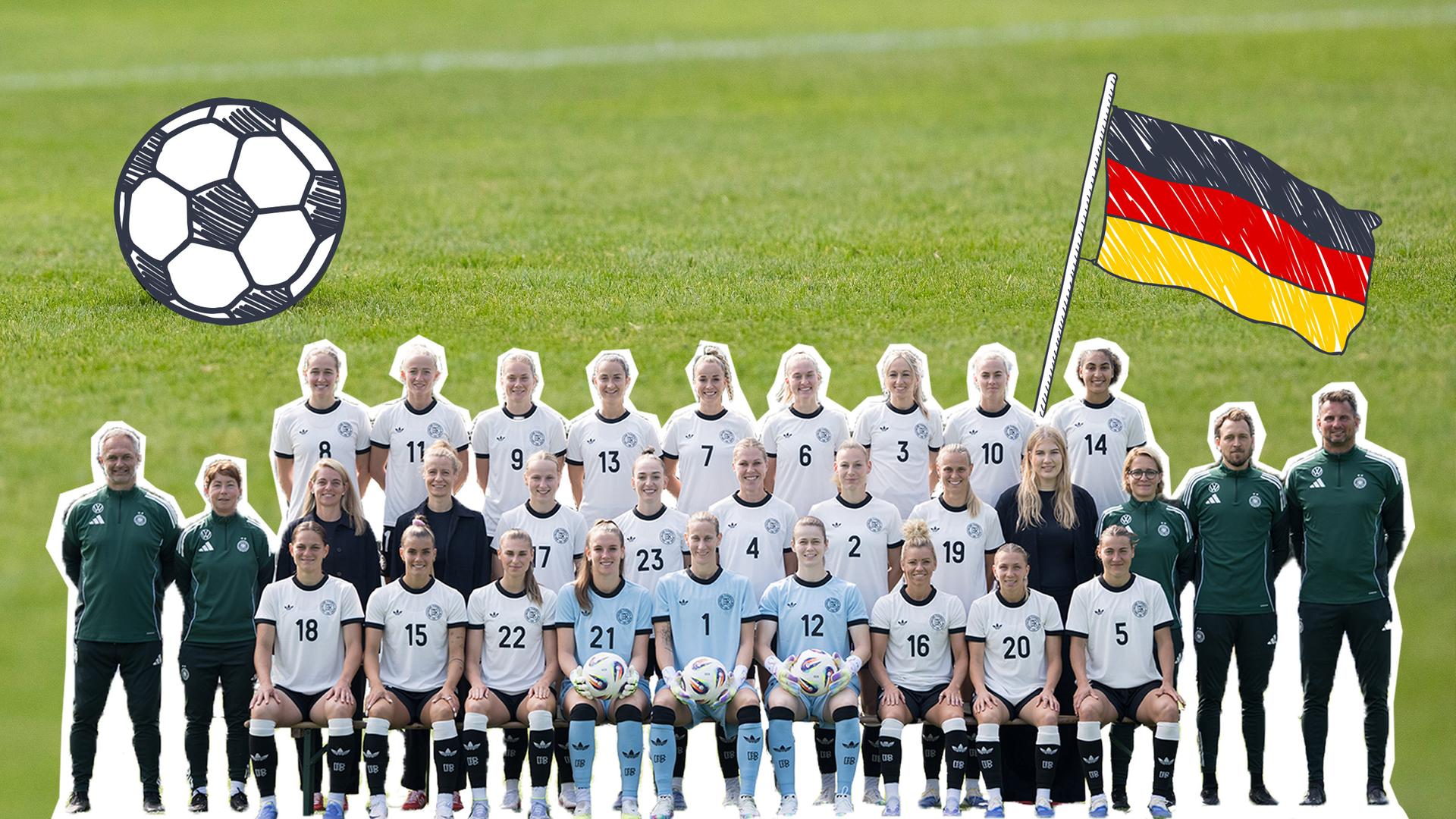 Der Kader der Frauen-Fußballnationalmannschaft für die EM 2025 