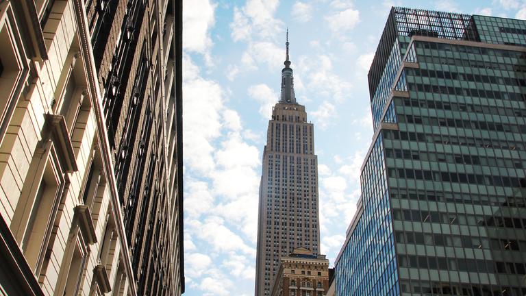 Das Empire State Building in New York
