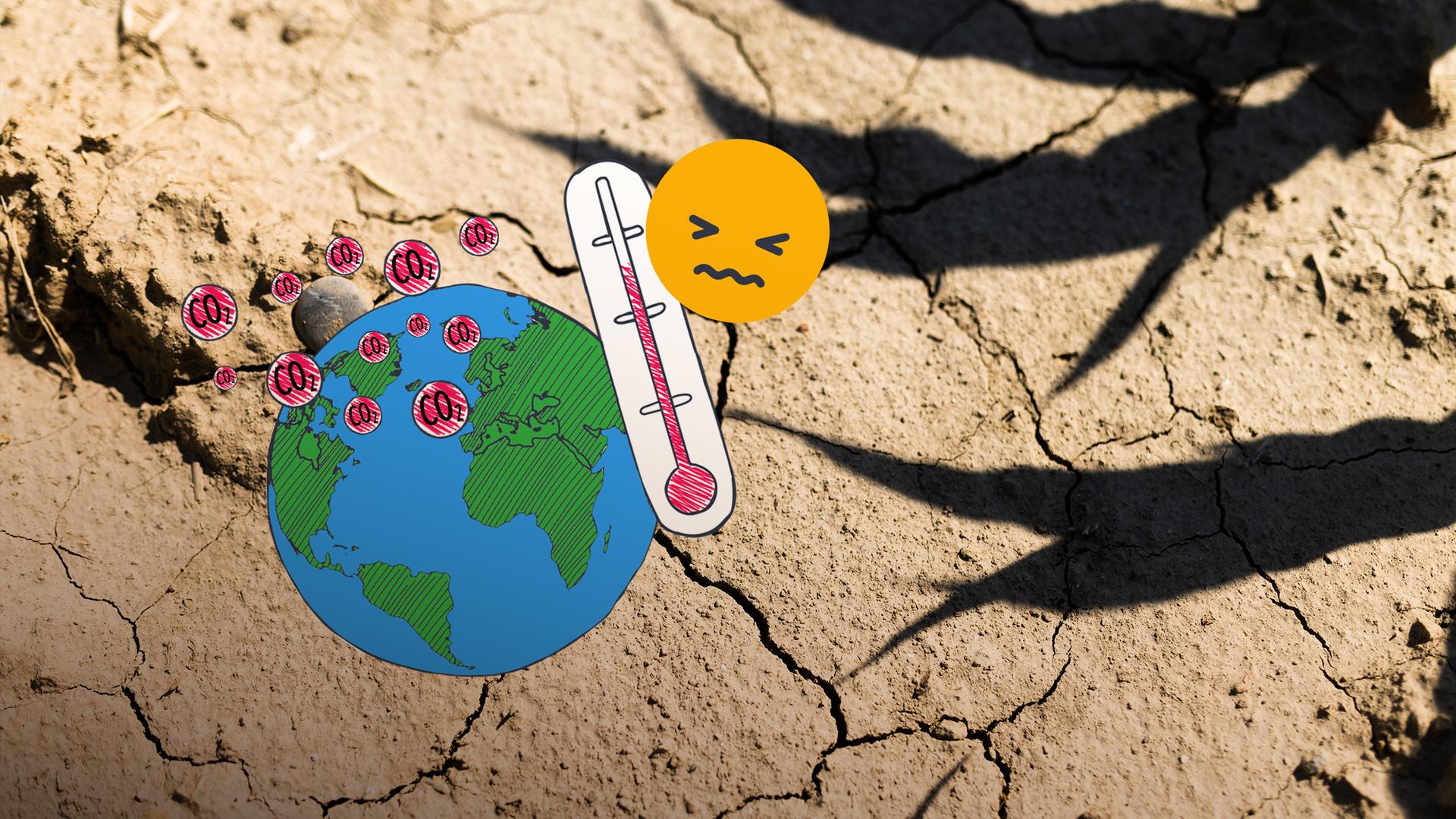 Erderwärmung um drei Grad Celsius bis 2050 möglich