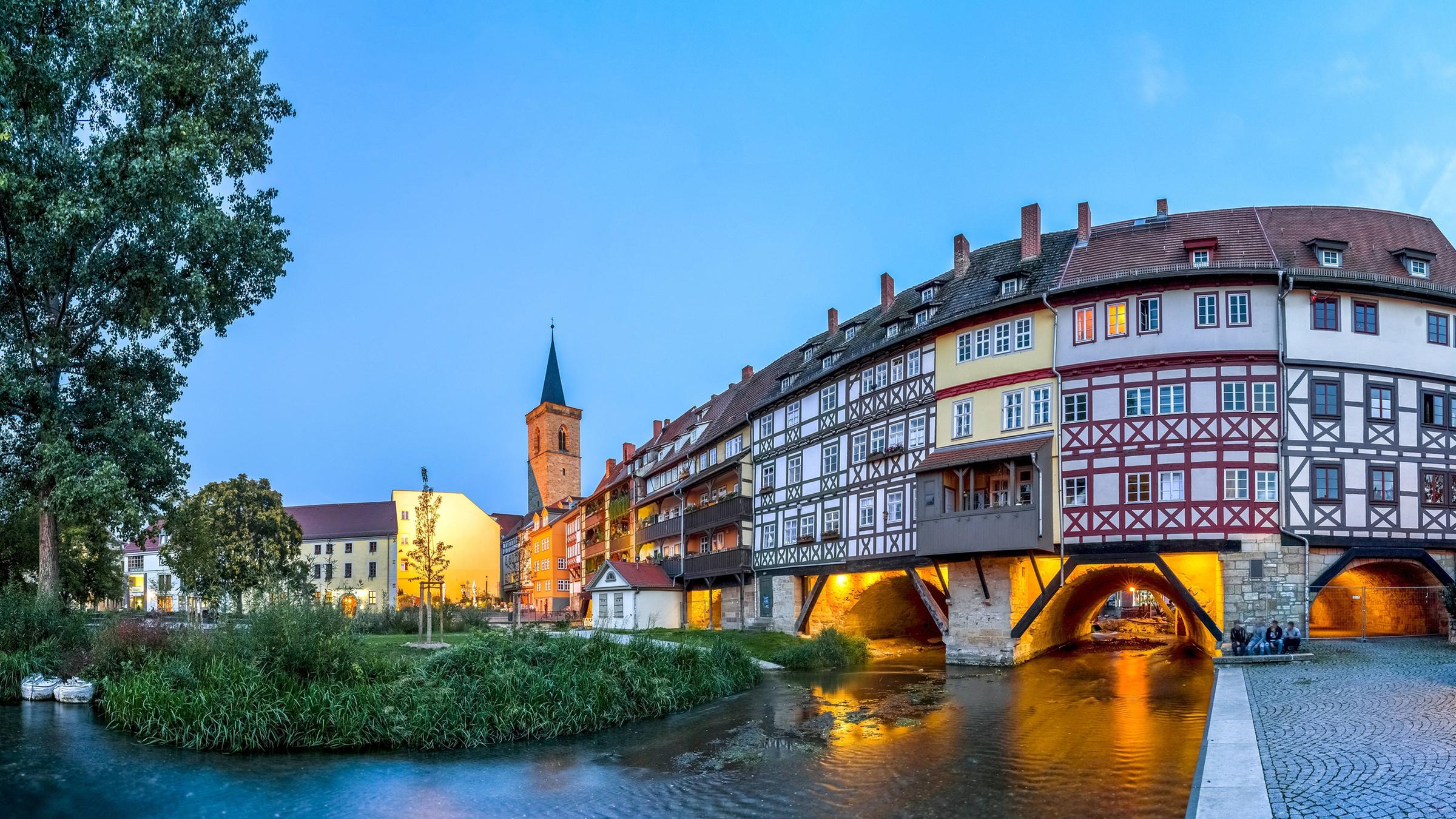 Stadtansicht von Erfurt