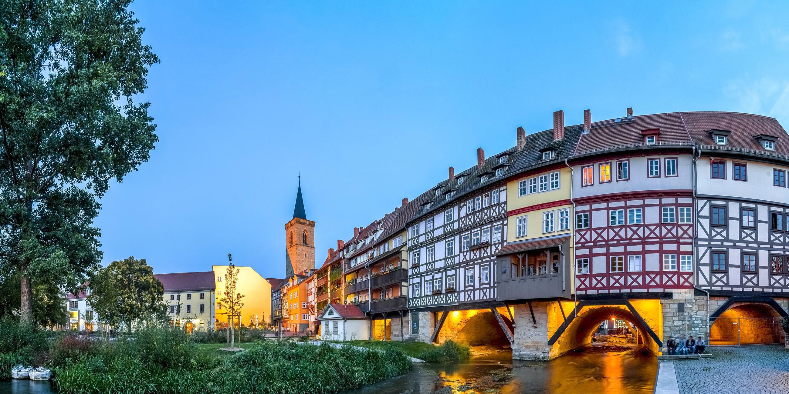 Stadtansicht von Erfurt
