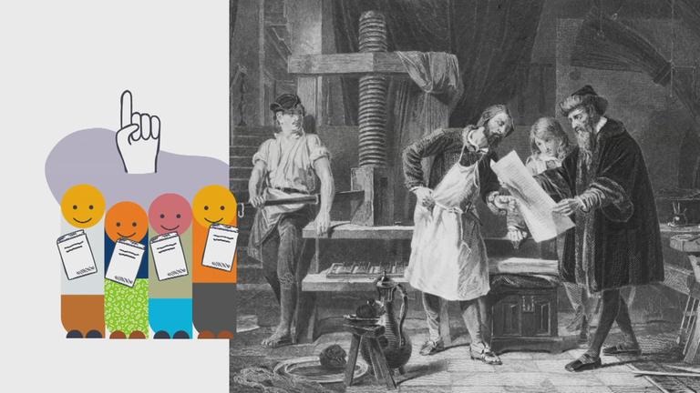 Erkläergrafik Entstehung Buch