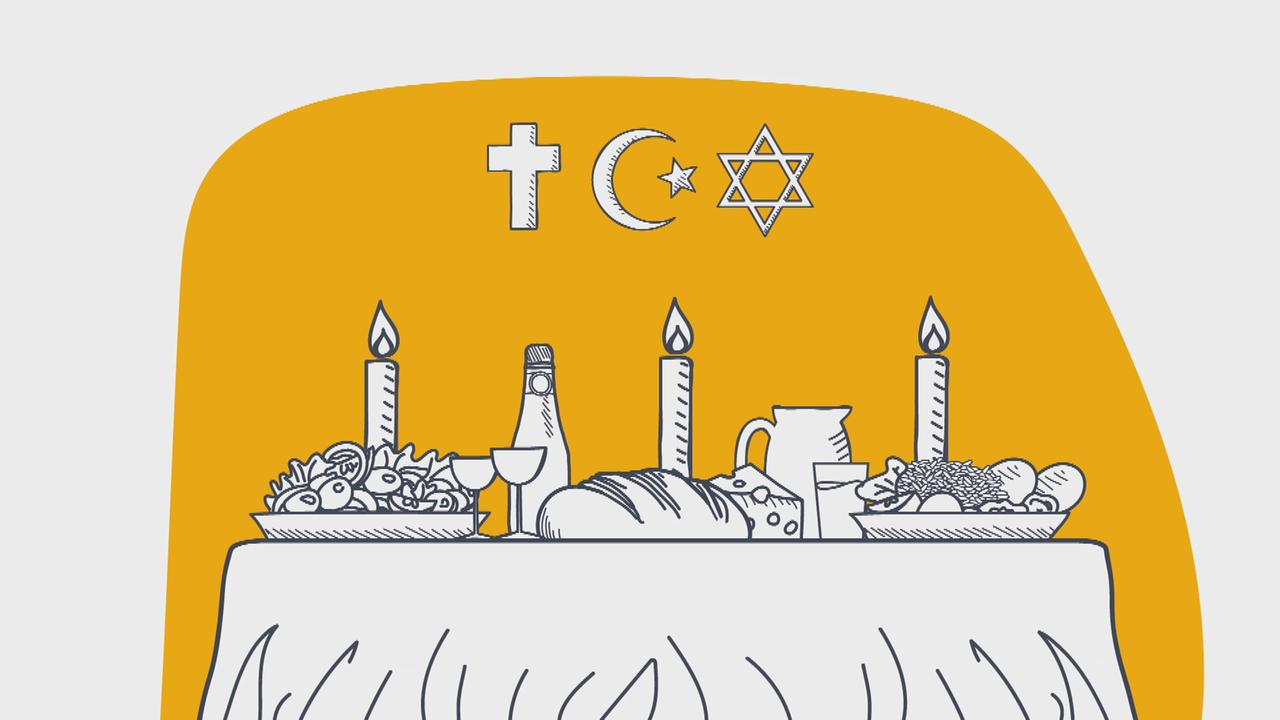 Bild für Wie in verschiedenen Religionen gefastet wird