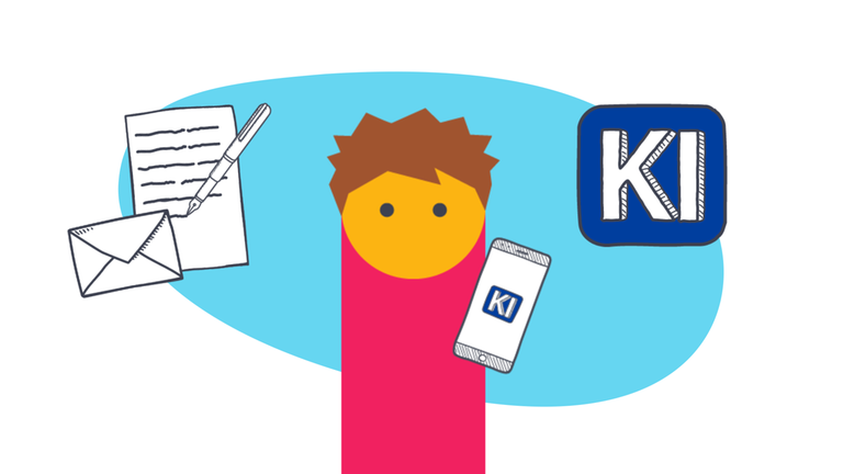 Erklärgrafik KI Hausaufgaben