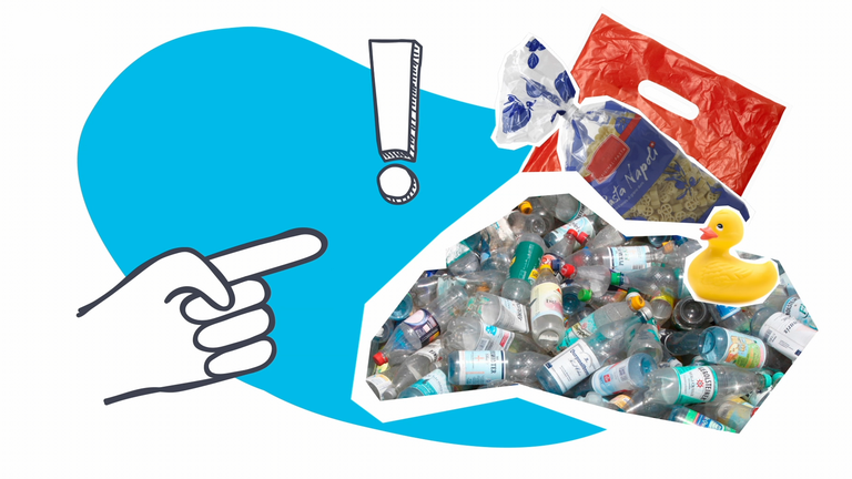 Erklärgrafik Plastikmüll