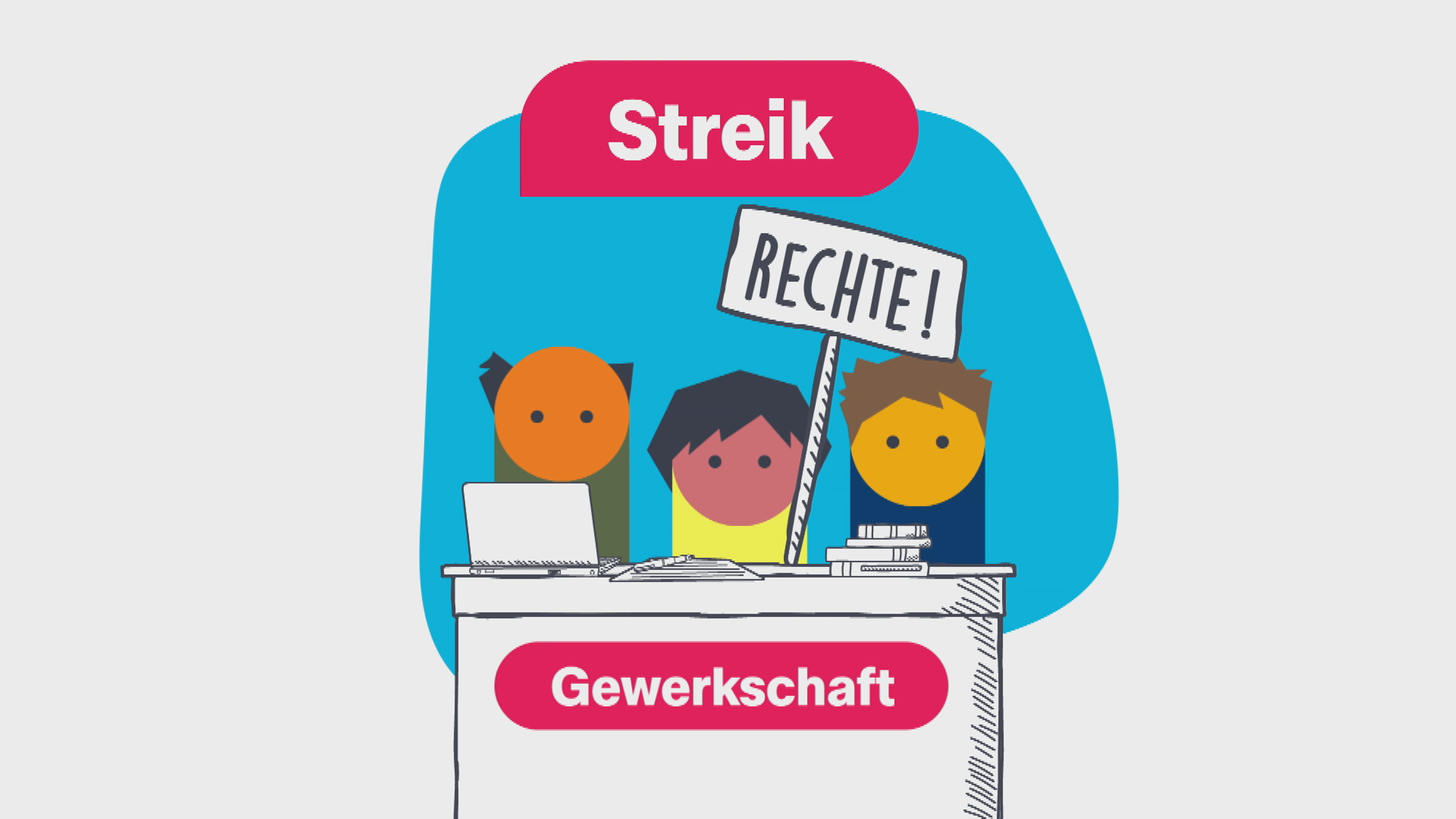 Streik Erklärgrafik