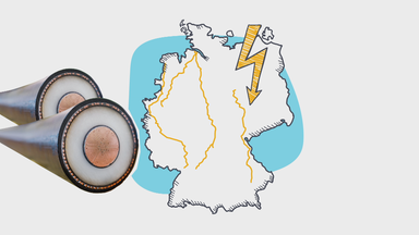 Erklärgrafik Stromtrassen