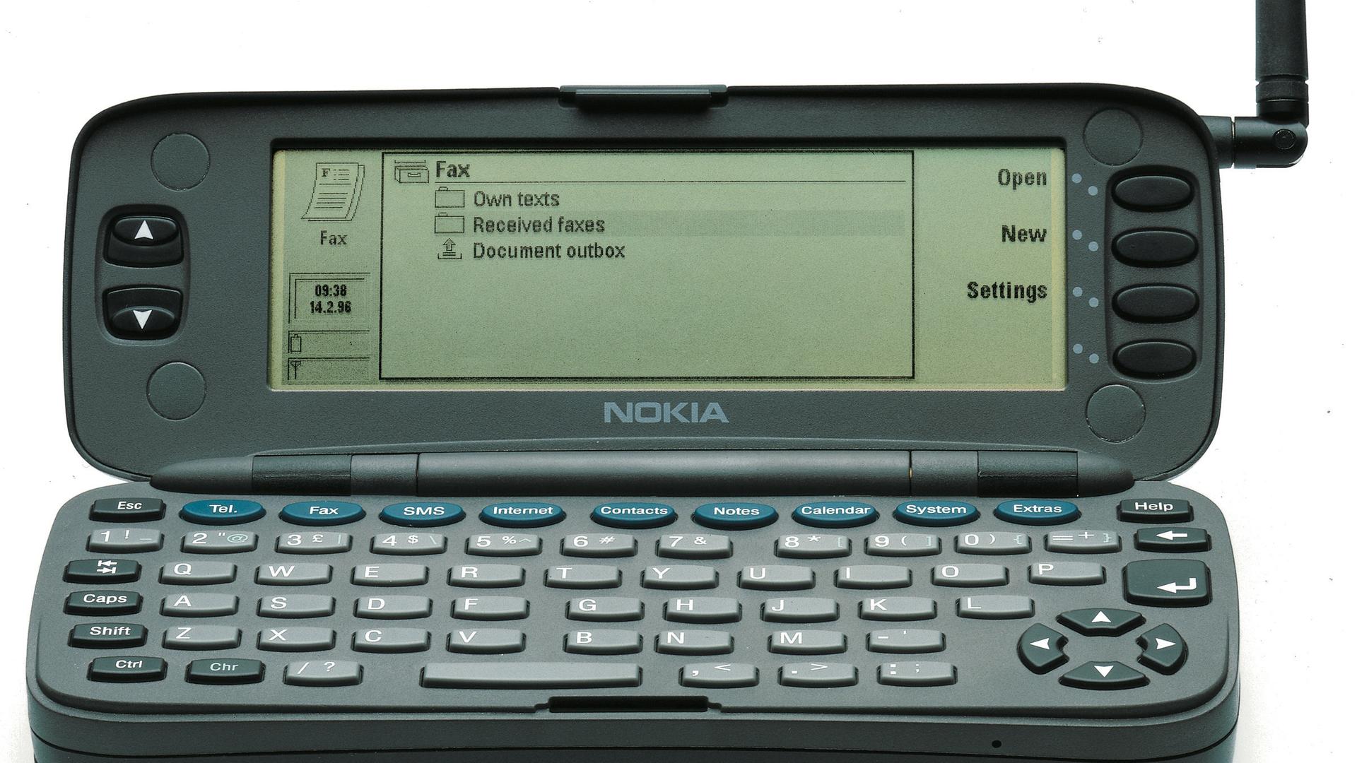 Eine amerikanische Firma entwickelte das erste Handy mit Funktionen eines Computers – ein Smartphone. 1996 kam dann das erste Smartphone mit Internetzugang auf den Markt.