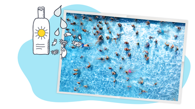 Grafik Schwimmbadwasser