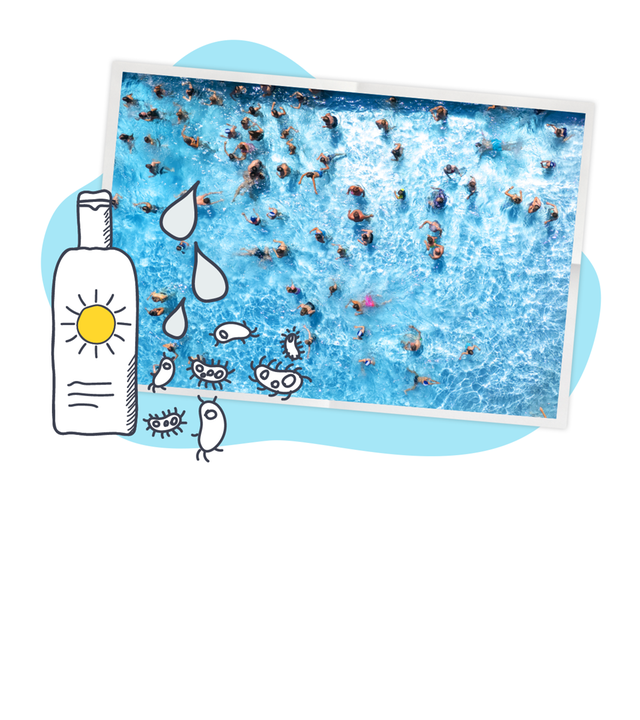 Grafik Schwimmbadwasser
