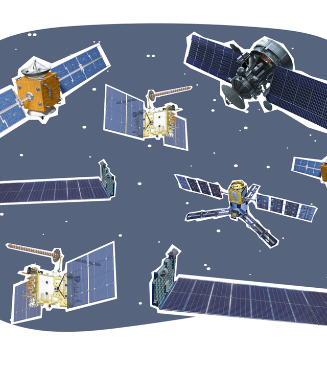 Grafik Immer mehr Satelliten